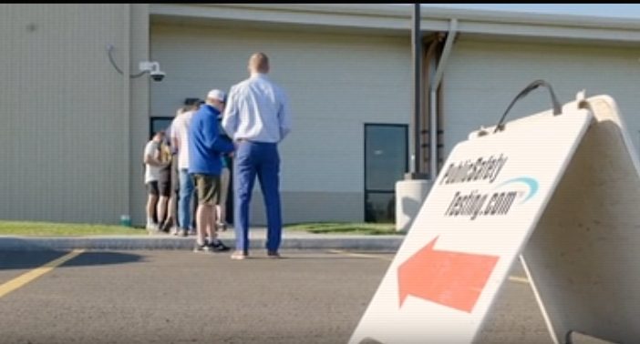 Public Safety Testing at the SCSO Training Center